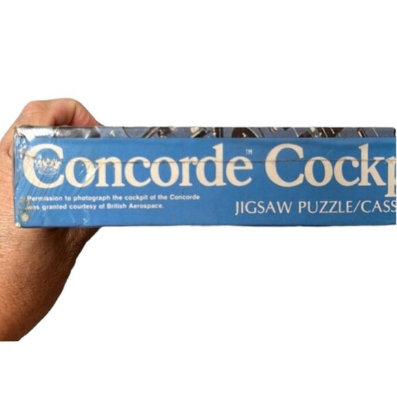 Vintage Jigsaw Puzzle Challenger Concorde Cockpit 600 piece NEW in box unopened - Picture 5 of 8